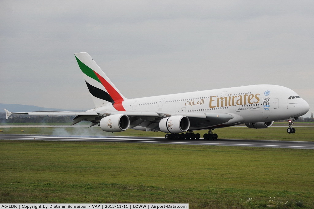 A6-EDK, 2010 Airbus A380-861 C/N 030, Emirates A380