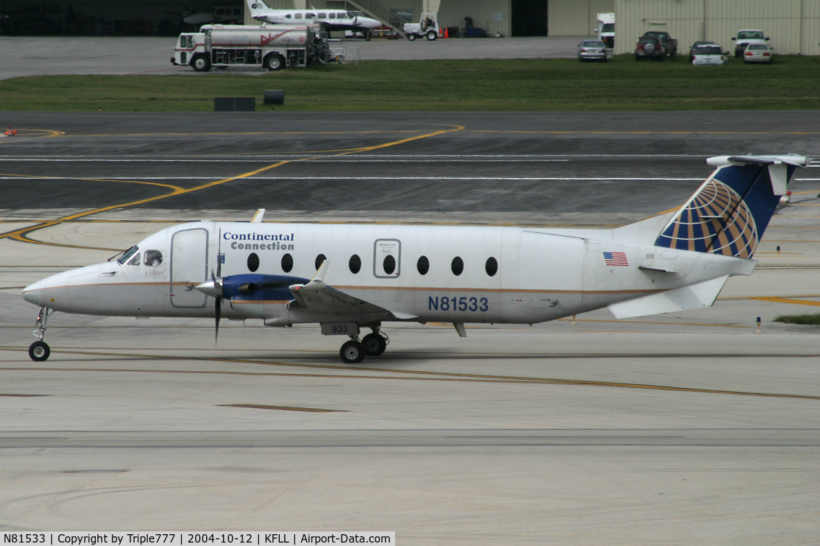 N81533, 1995 Beech 1900D C/N UE-137, Continental Connection