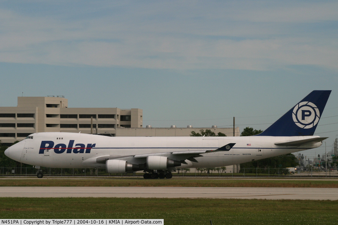 N451PA, 2000 Boeing 747-46NF C/N 30809, Polar Air Cargo