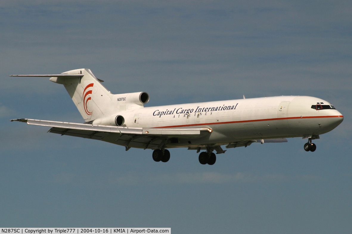 N287SC, 1980 Boeing 727-2A1 C/N 21345, Capital Cargo International