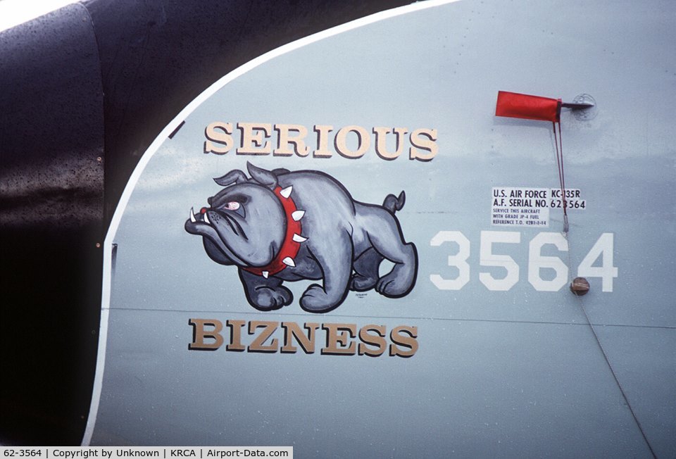 62-3564, 1962 Boeing KC-135R Stratotanker C/N 18547, Stationed at Ellsworth AFB at time of photo.