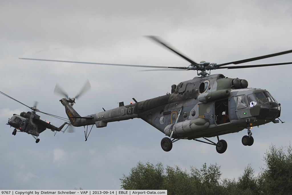 9767, Mil Mi-171Sh Hip C/N 59489619767, Czech Air Force Mil Mi17