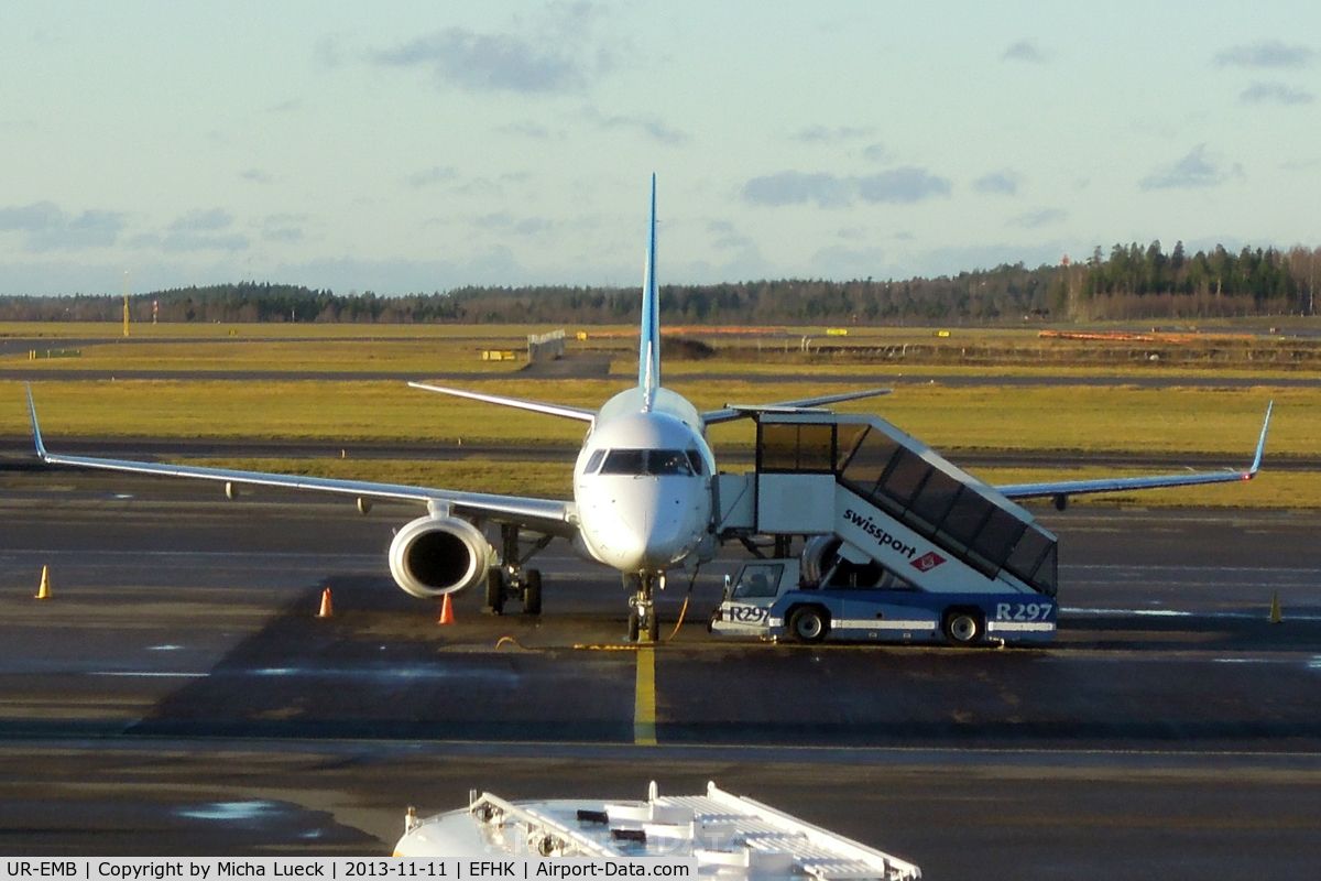 UR-EMB, 2012 Embraer 190STD (ERJ-190-100) C/N 19000501, At Vantaa