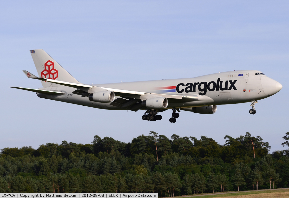 LX-YCV, 2008 Boeing 747-4R7F/SCD C/N 35805/1407, LX-YCV Cargolux