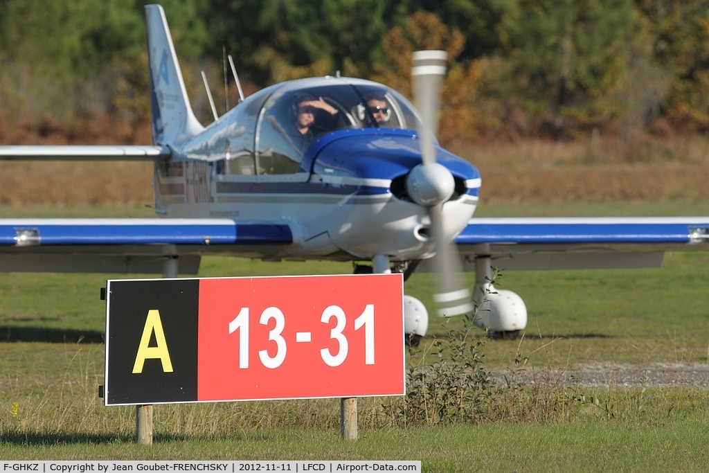 F-GHKZ, Robin DR-400-140B Major C/N 924, runway 13/31