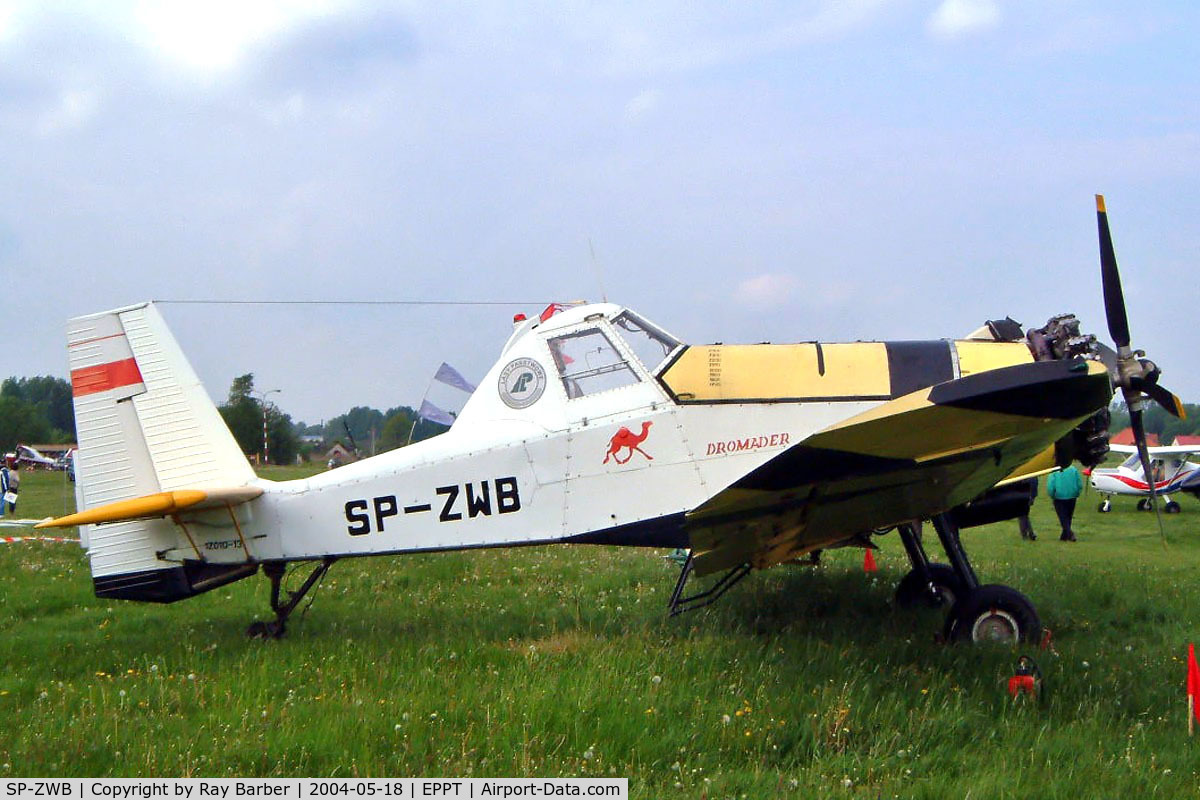 SP-ZWB, 1982 PZL-Mielec M-18B Dromader C/N 1Z010-13, PZL-Mielec M-18BS [1Z010-13] Piotrkow-Trybunalski~SP 18/05/2004