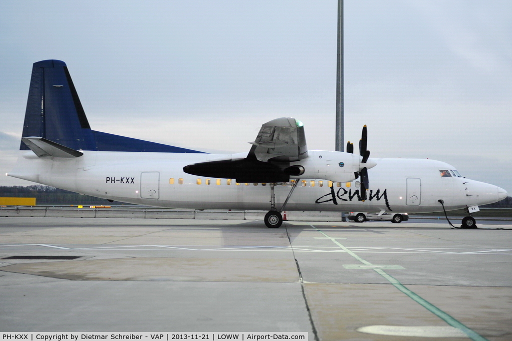 PH-KXX, 1992 Fokker 50 C/N 20262, Denim Air Fokker 50
