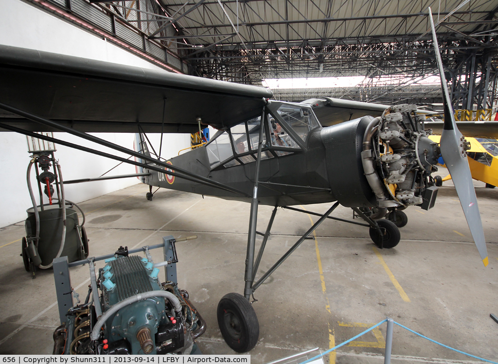 656, Morane-Saulnier MS-505 Criquet C/N 656, Preserved inside Dax ALAT Museum