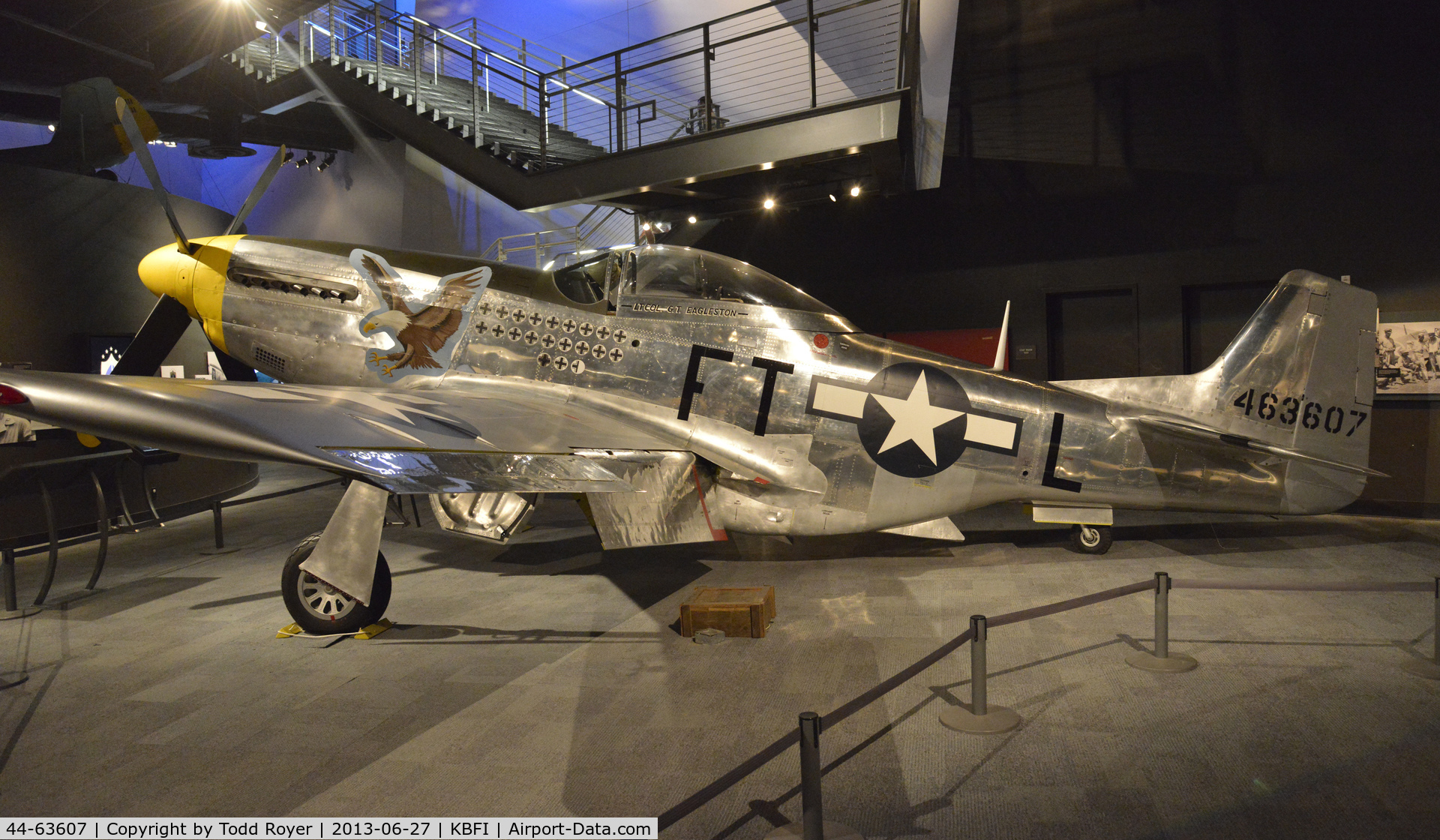 44-63607, 1945 North American P-51D Mustang C/N 122-31333, At the Museum of Flight
