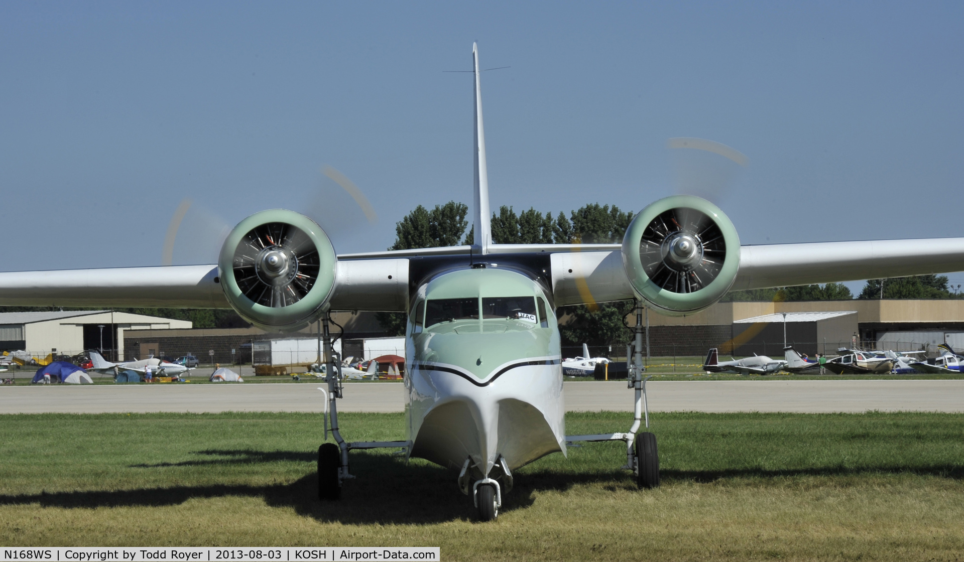N168WS, 1946 Grumman G-73 Mallard C/N J-5, Airventure 2013