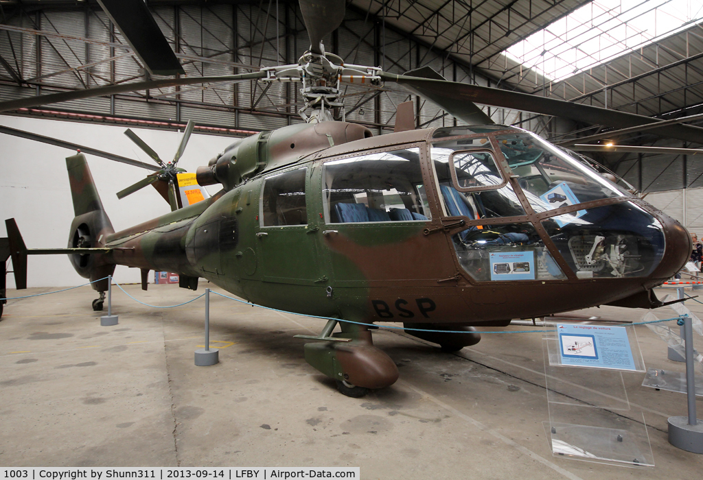 1003, Aerospatiale SA-361C Dauphin C/N 1003, Preserved inside Dax ALAT Museum...
