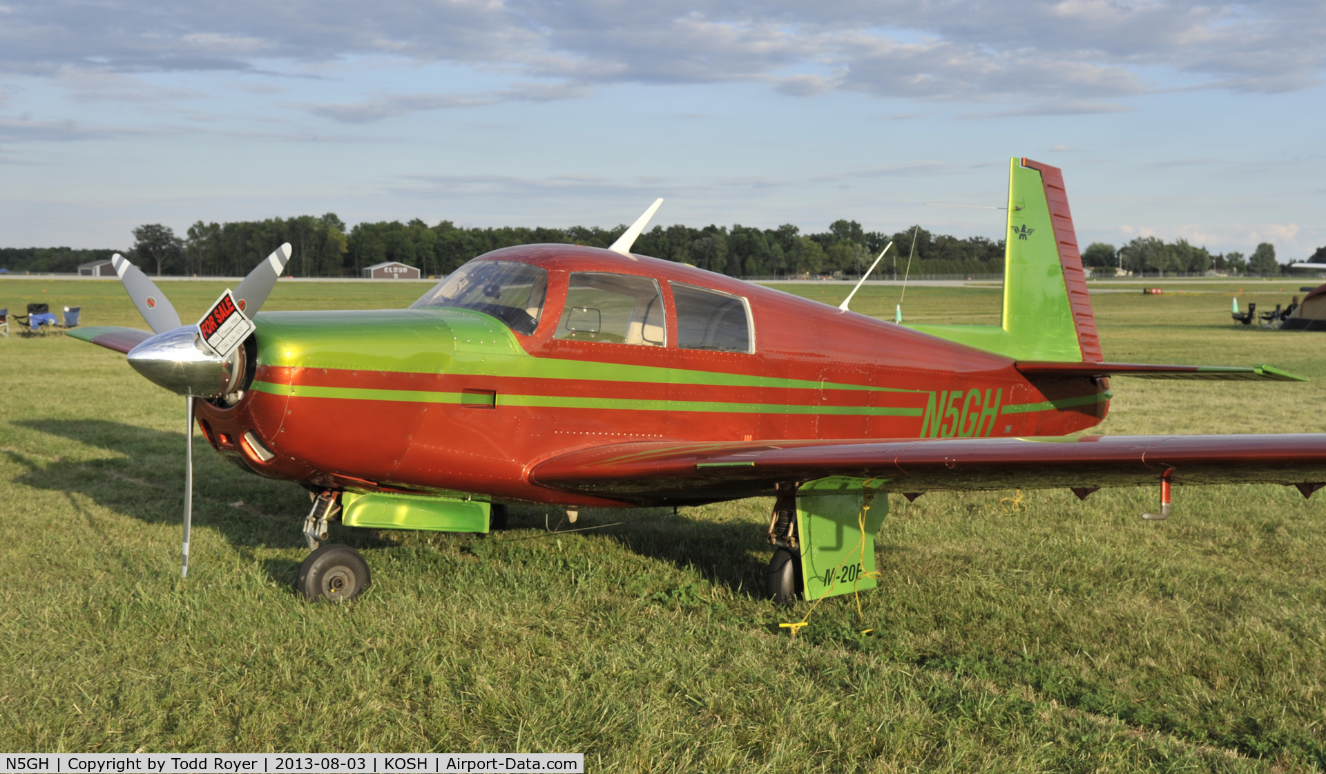 N5GH, 1970 Mooney M20E C/N 700046, Airventure 2013