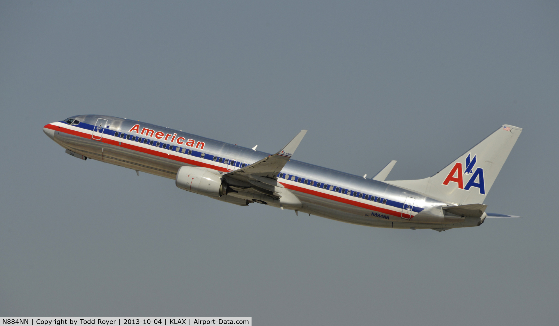 N884NN, 2012 Boeing 737-823 C/N 33222, Departing LAX