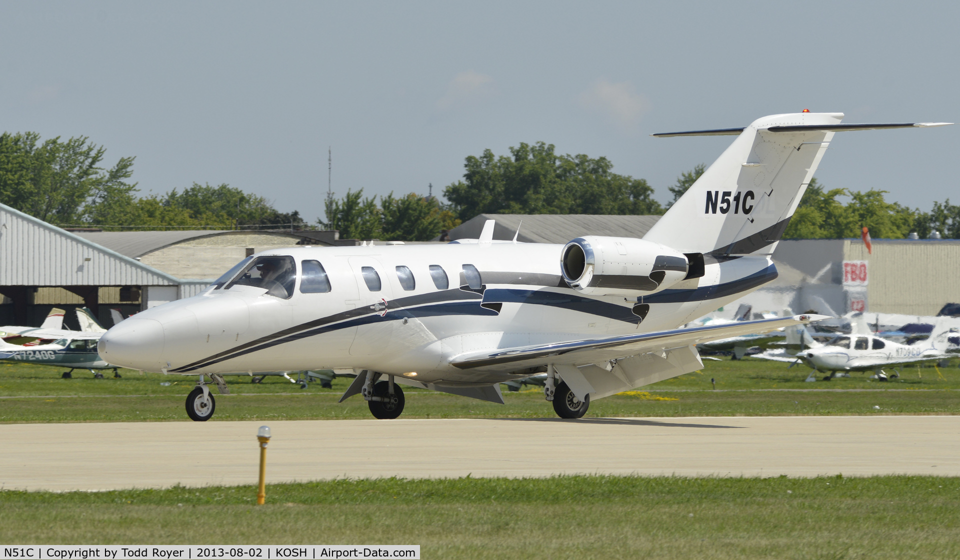 N51C, 2000 Cessna 525 CitationJet CJ1 C/N 525-0400, Airventure 2013