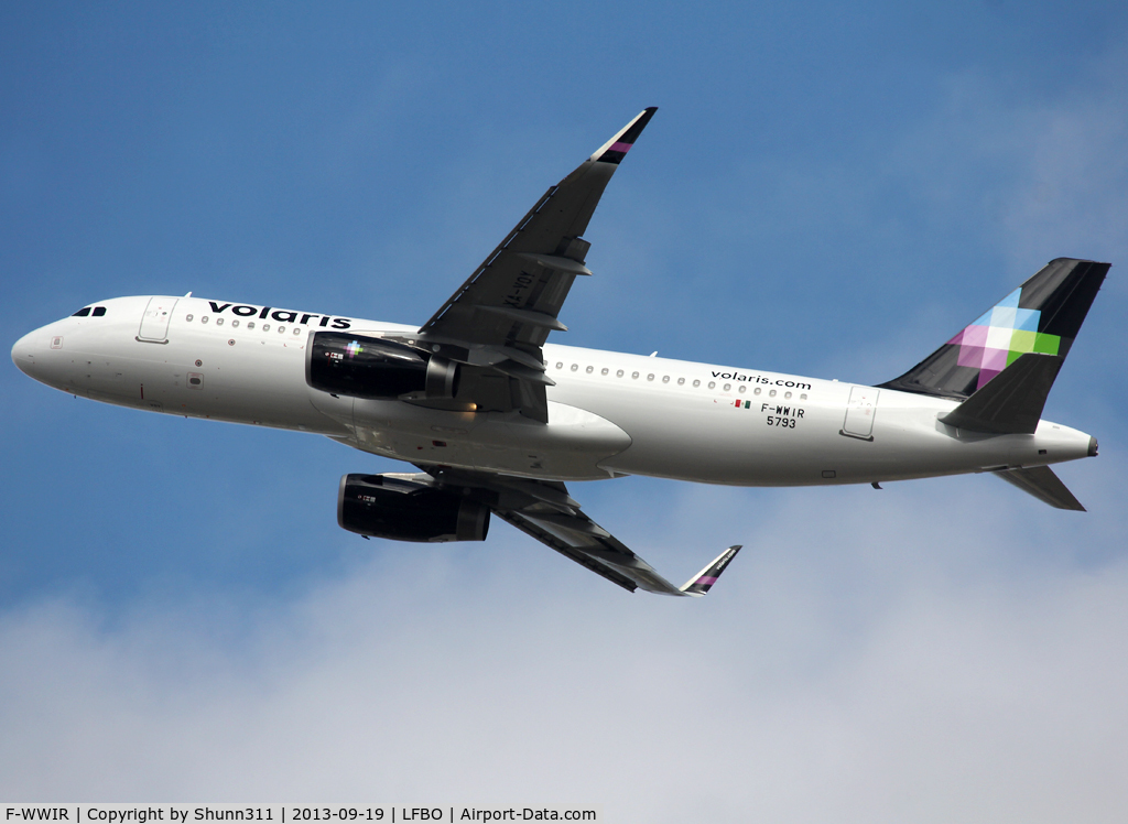 F-WWIR, 2013 Airbus A320-233 C/N 5793, C/n 5793 - To be XA-VOY
