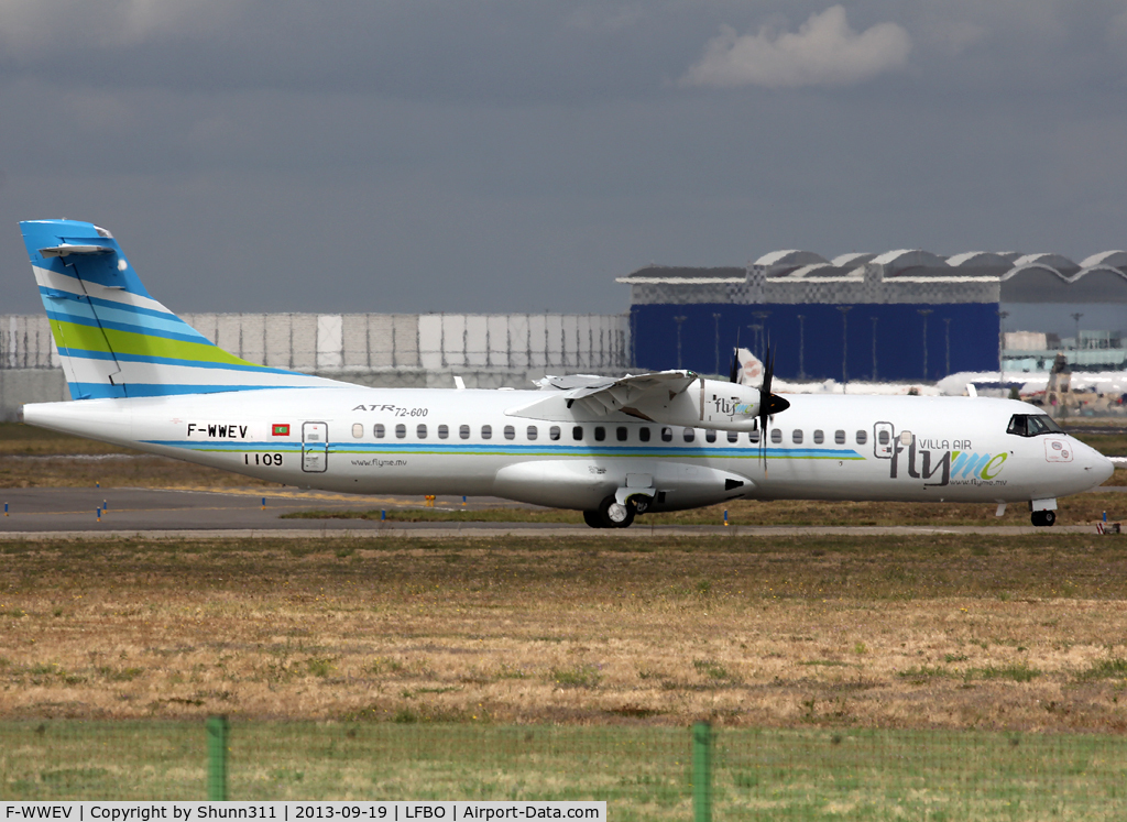 F-WWEV, 2013 ATR 72-600 C/N 1109, C/n 1109 - To be 8Q-VAT