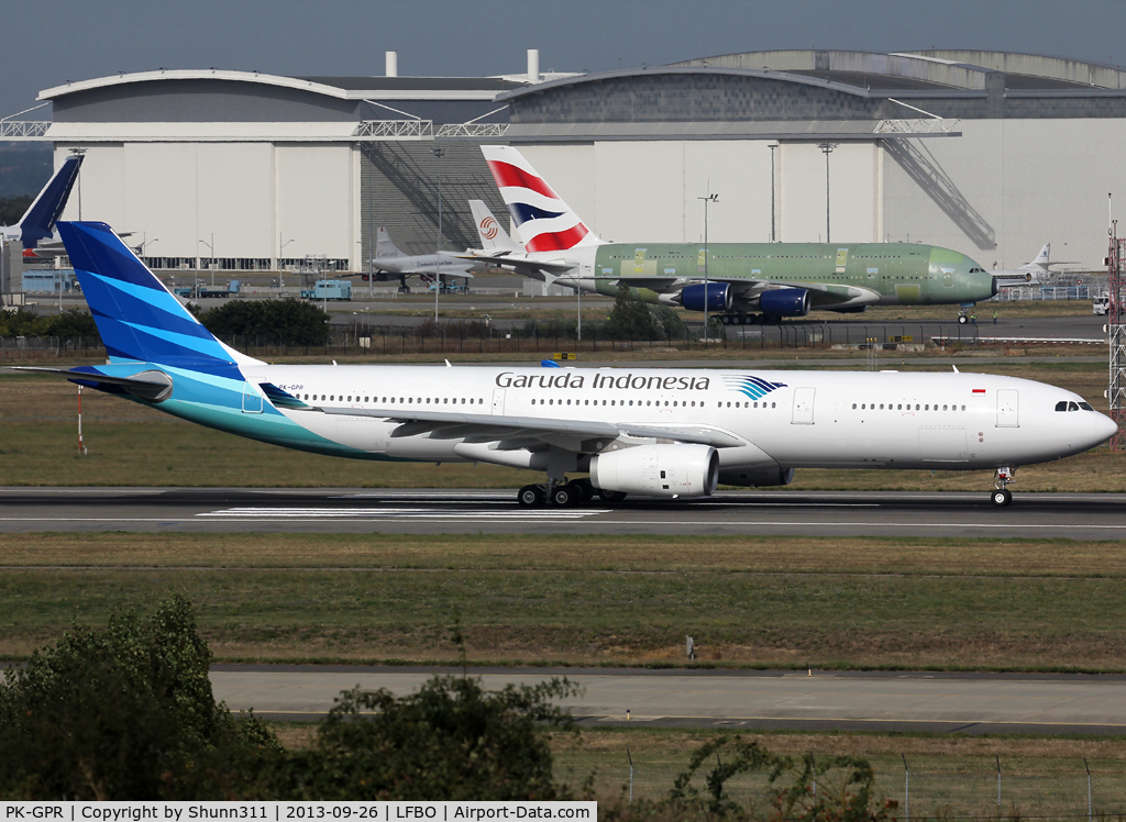 PK-GPR, 2013 Airbus A330-343X C/N 1446, Delivery day...