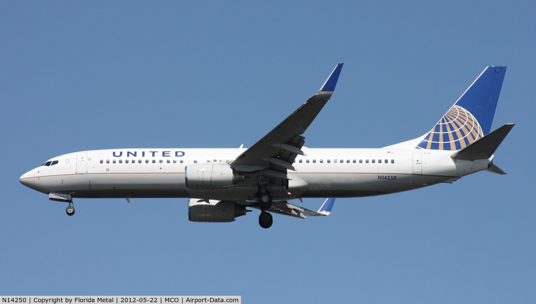 N14250, 1999 Boeing 737-824 C/N 28957, United 737-800