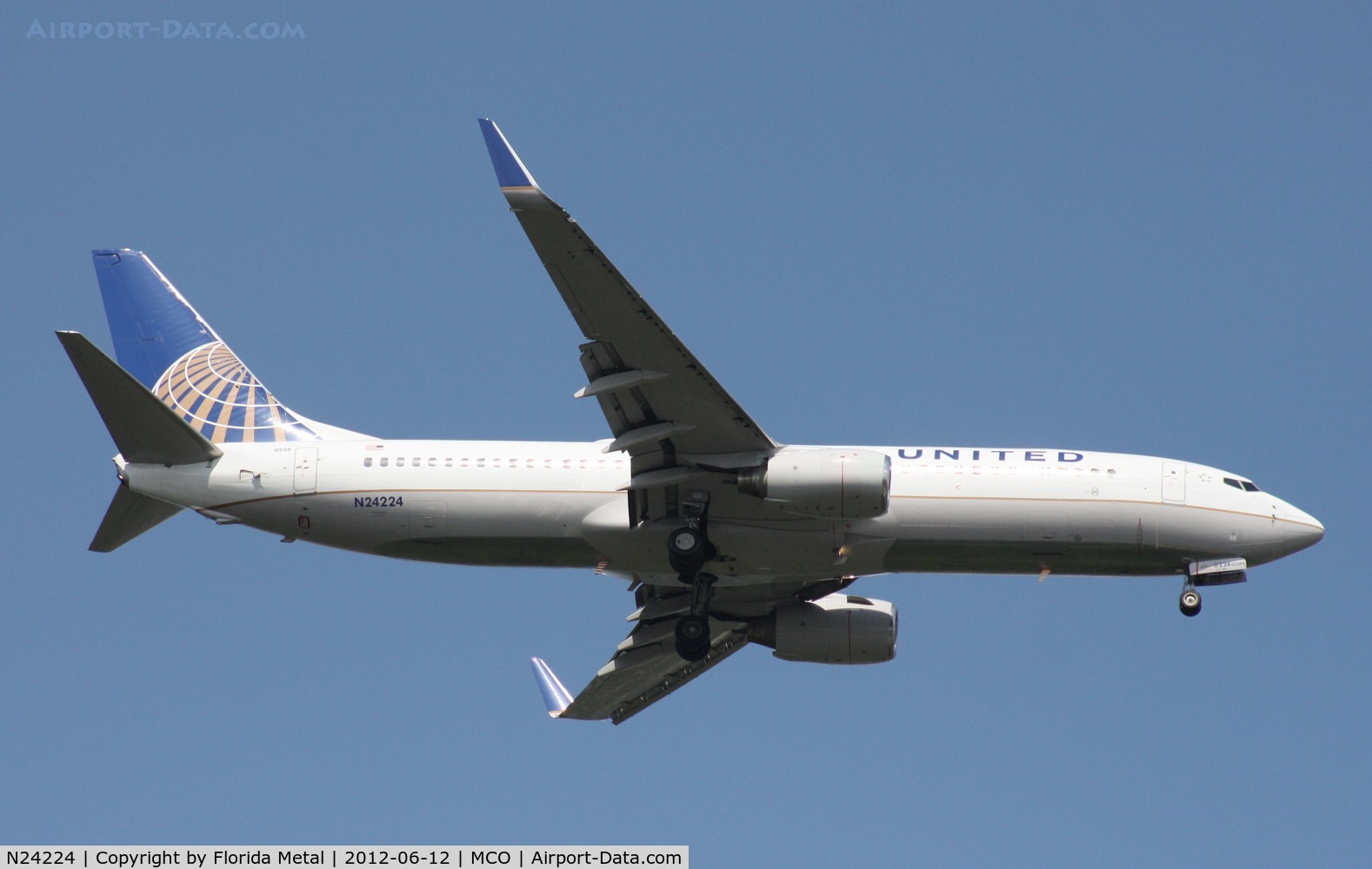 N24224, 1998 Boeing 737-824 C/N 28933, United 737-800