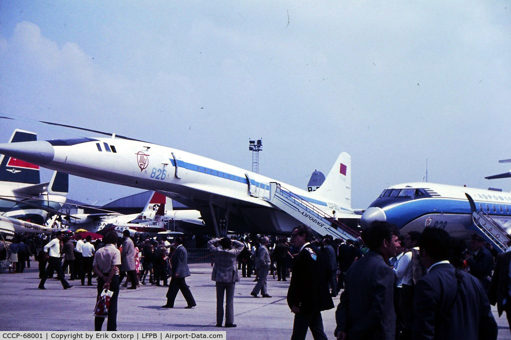 CCCP-68001, 1968 Tupolev Tu-144 C/N 00 00, CCCP-68001 at the 1971 Paris Air Show