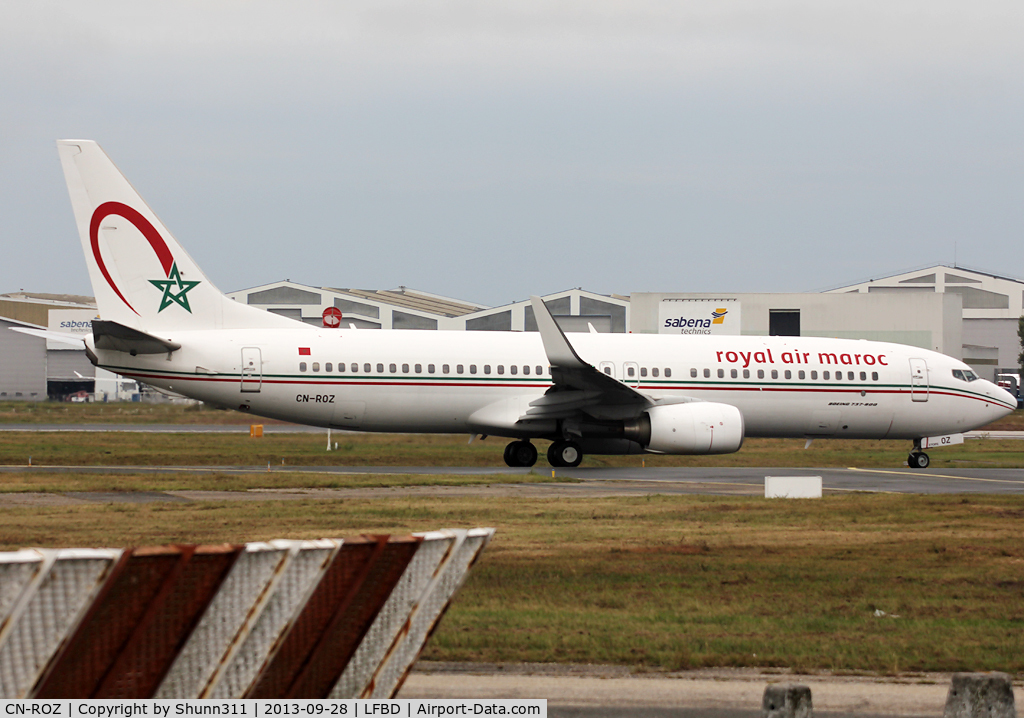 CN-ROZ, 2010 Boeing 737-8B6 C/N 33071, Taxiing holding point rwy 23 for departure