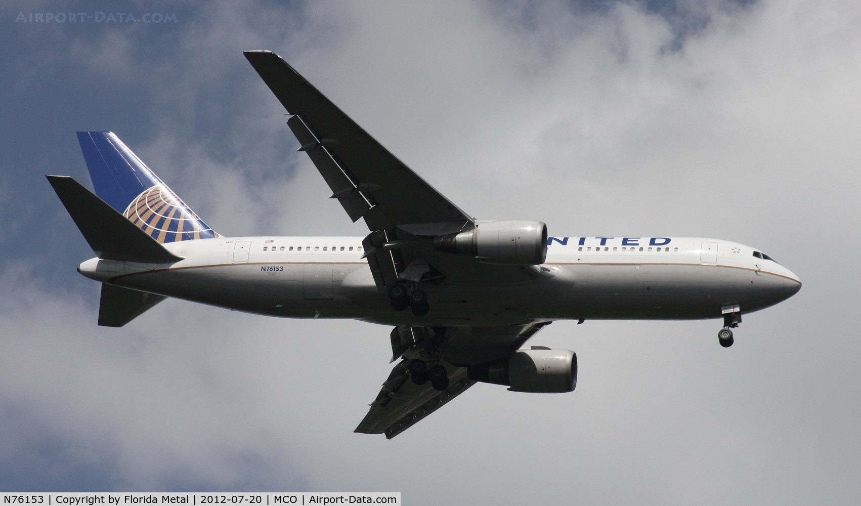 N76153, 2000 Boeing 767-224 (ER) C/N 30432, United 767-200