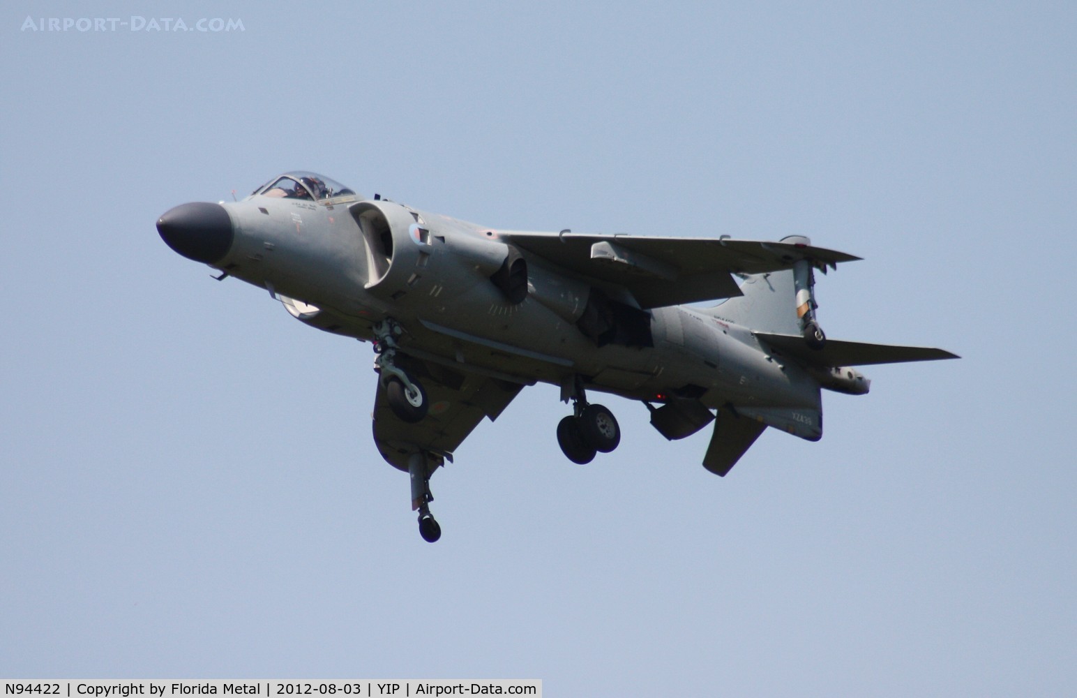 N94422, 1979 British Aerospace Sea Harrier F/A.2 C/N 41H-912002/DB2, Sea Harrier F/A.2
