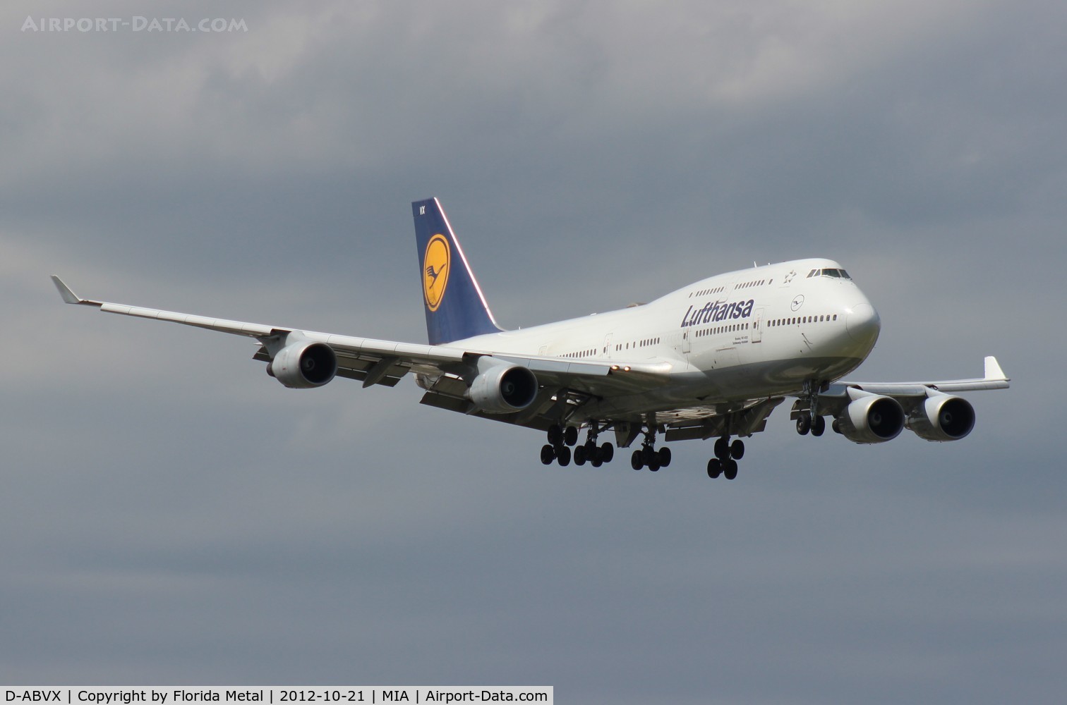 D-ABVX, 1999 Boeing 747-430 C/N 29868, Lufthansa 747-400