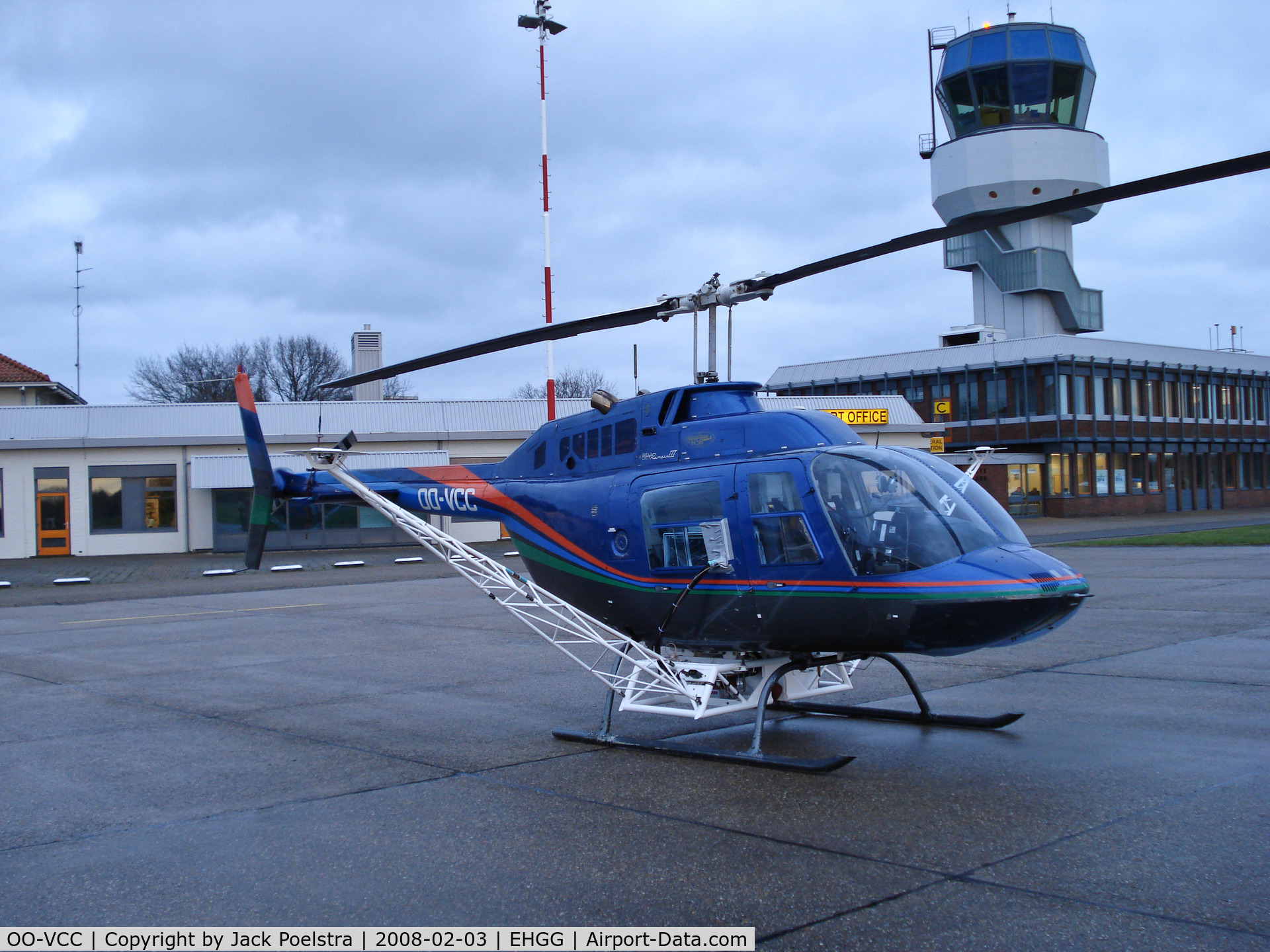 OO-VCC, Bell 206B-3 JetRanger III C/N 4057, Bell 206 at GRQ