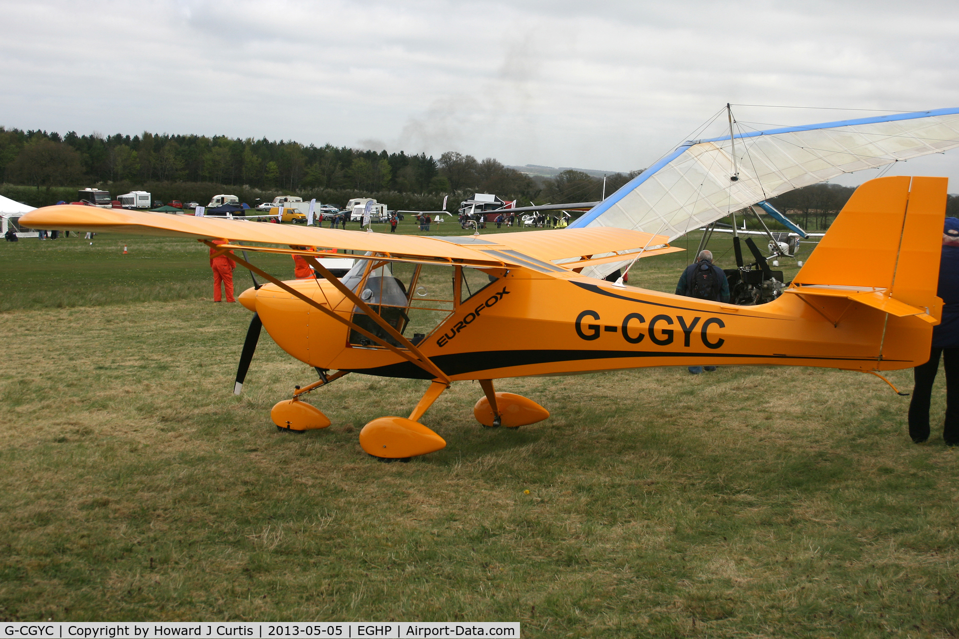 G-CGYC, 2012 Aeropro Eurofox 912(S) C/N LAA 376-15100, Privately owned, at the Microlight Trade Fair.