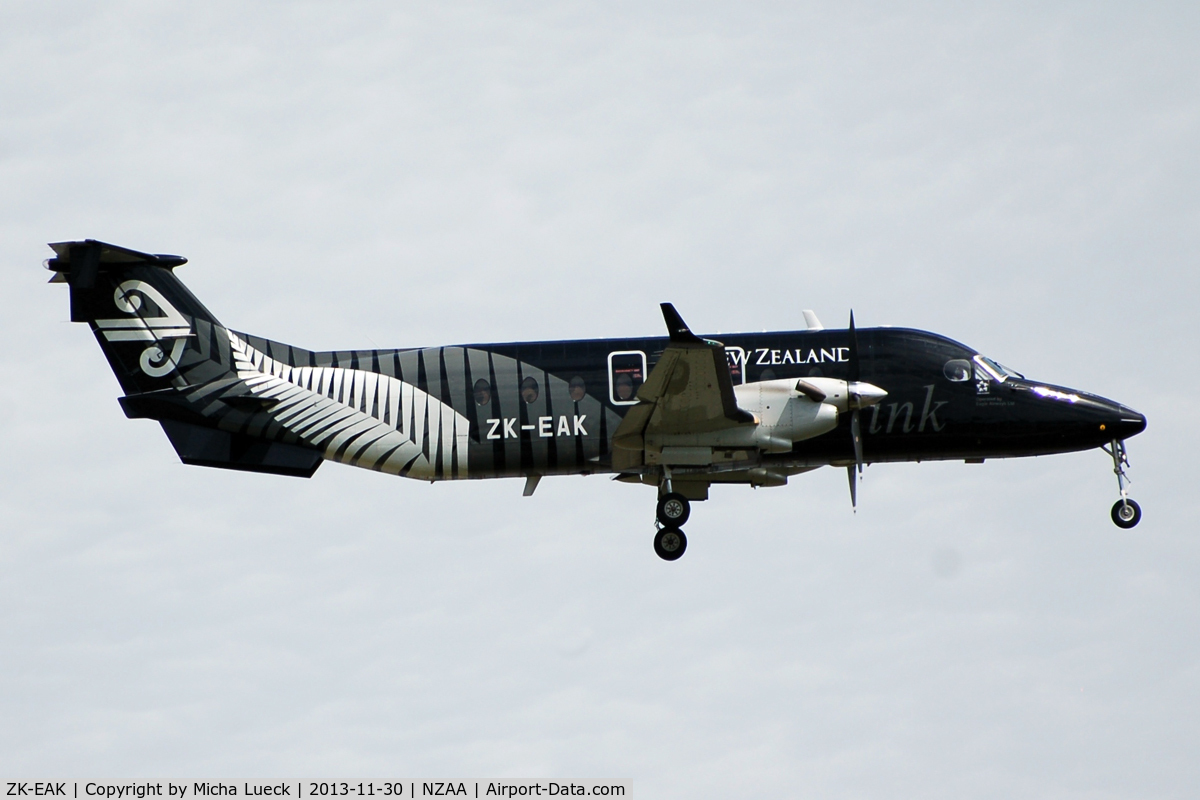 ZK-EAK, 2001 Raytheon 1900D C/N UE-434, At Auckland