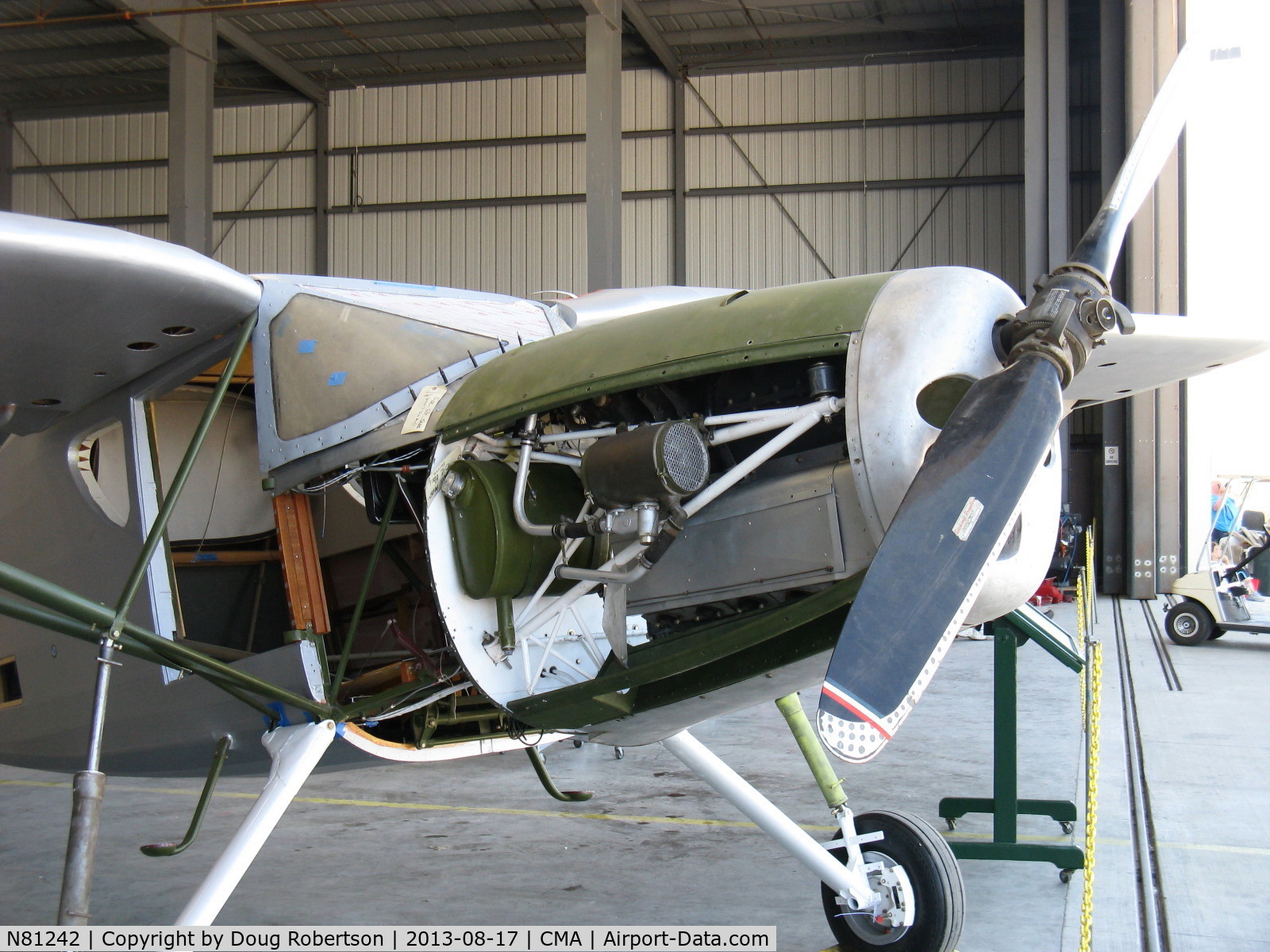 N81242, 1946 Fairchild 24R-46 C/N R46143, 1946 Fairchild F-24R-46, Ranger L-440-C inverted in-line 6 cylinder 175 Hp, at CAF