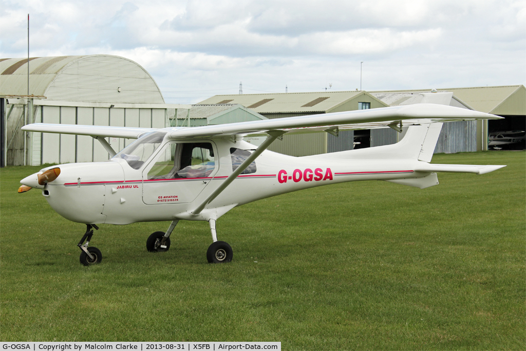 G-OGSA, 2000 Jabiru UL-450 C/N PFA 274A-13540, Jabiru SPL-450, Fishburn Airfield UK, August 2013.