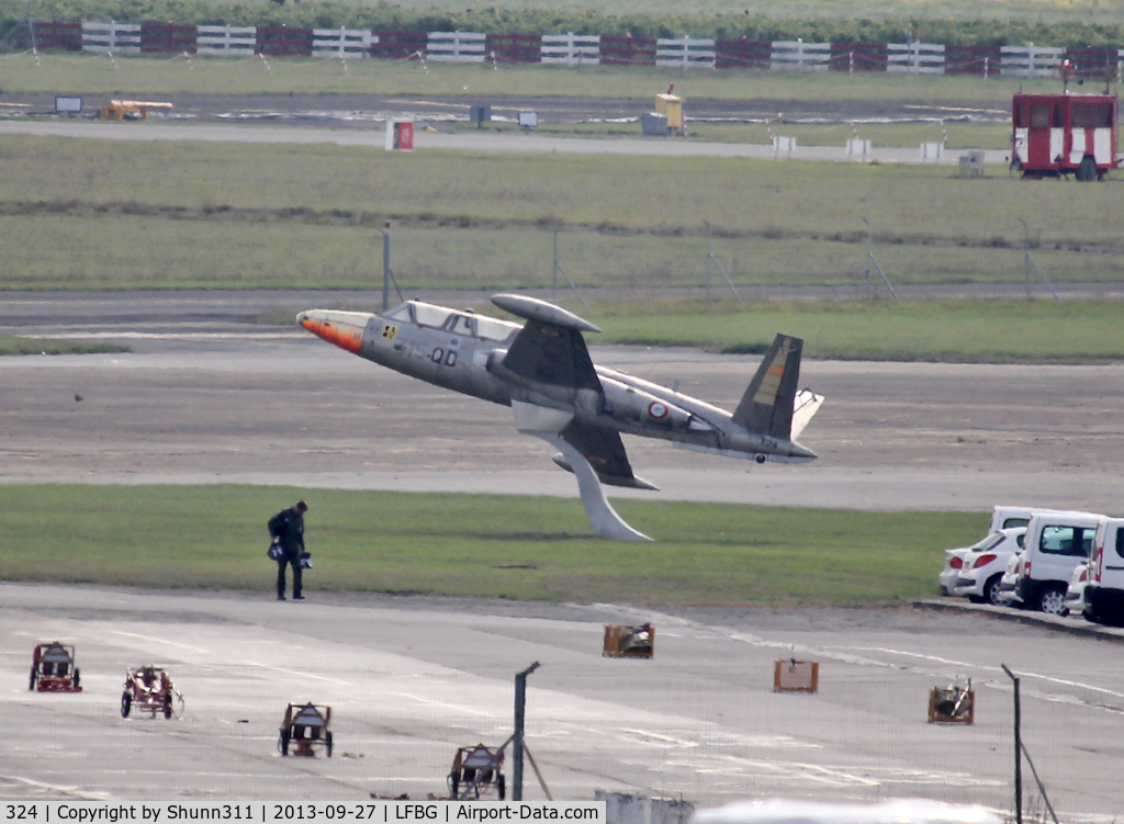 324, Fouga CM-170 Magister C/N 324, C/n 324 - Preserved inside Cognac Air Force Base