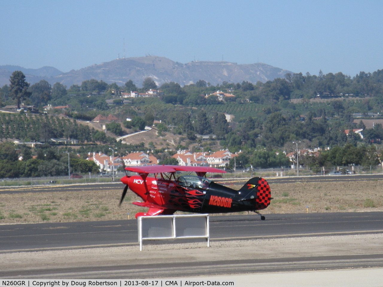 N260GR, 1984 Christen Pitts S-2B Special C/N 5059, 1984 Christen PITTS S-2B ex 'HAVOC', Lycoming AEIO-540 260 Hp, taxi to Rwy 26