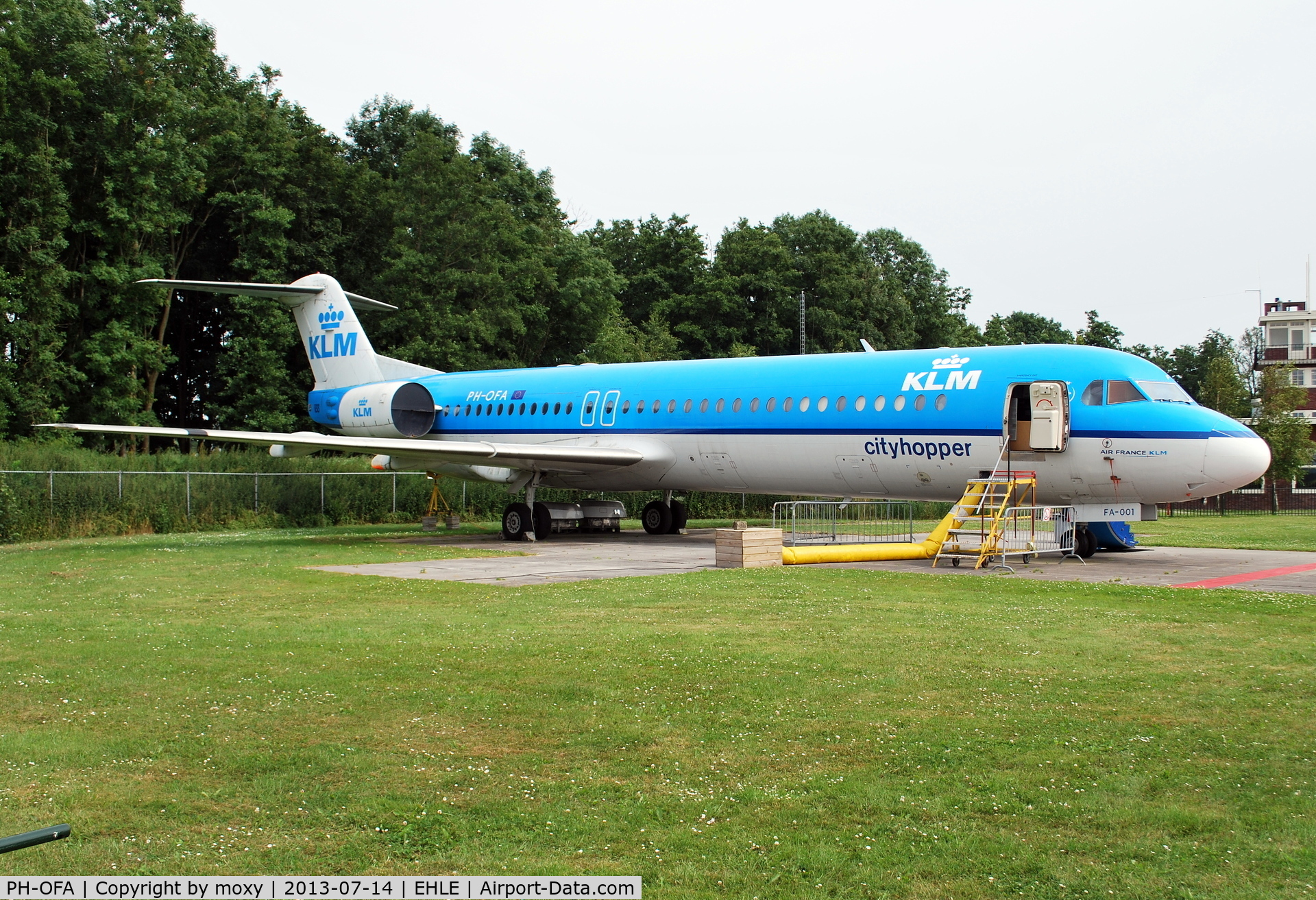 PH-OFA, 1988 Fokker 100 (F-28-0100) C/N 11246, Fokker 100 at Lelystad.