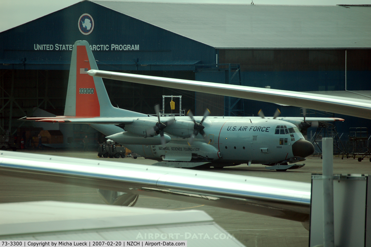73-3300, 1973 Lockheed LC-130H Hercules C/N 382-4508, At Christchurch
