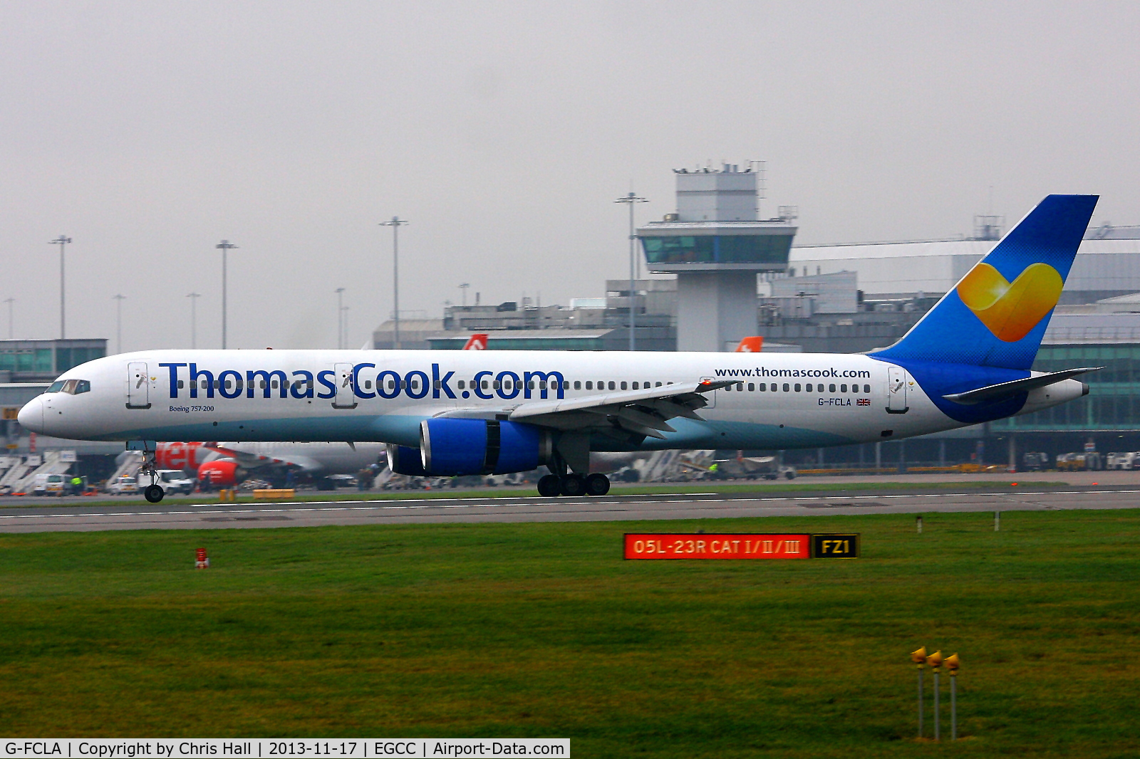 G-FCLA, 1997 Boeing 757-28A C/N 27621, Thomas Cook's new 