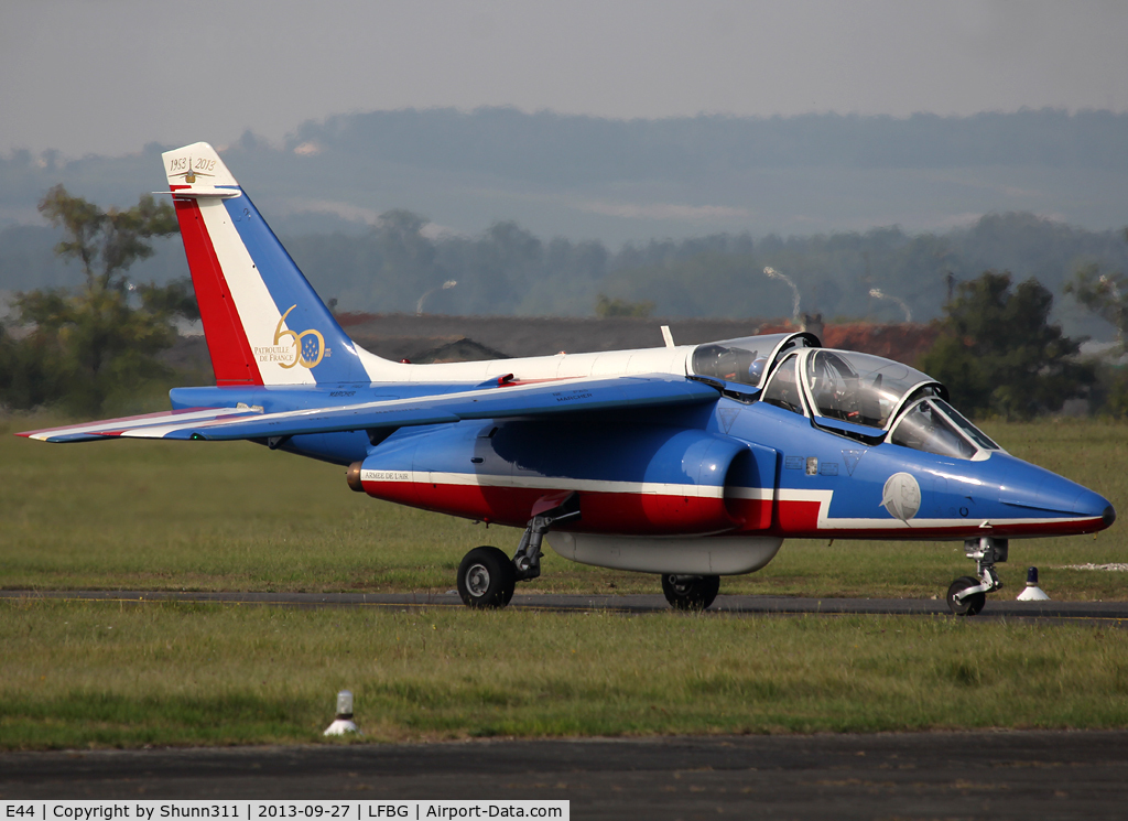 E44, Dassault-Dornier Alpha Jet E C/N E44, Participant of the Cognac AFB Spotter Day 2013... Now without any code