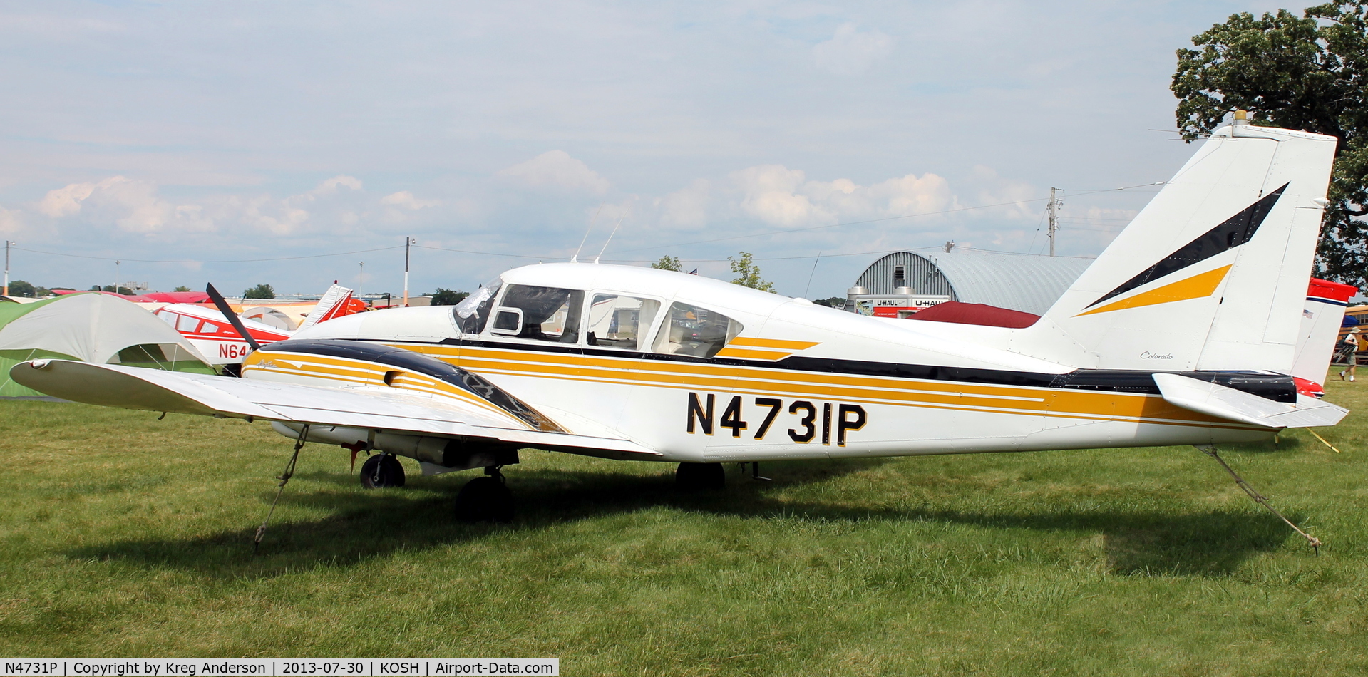 N4731P, 1960 Piper PA-23-250 Apache C/N 27-261, EAA AirVenture 2013