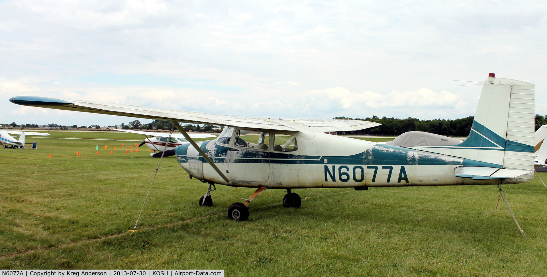 N6077A, 1956 Cessna 172 C/N 28677, EAA AirVenture 2013