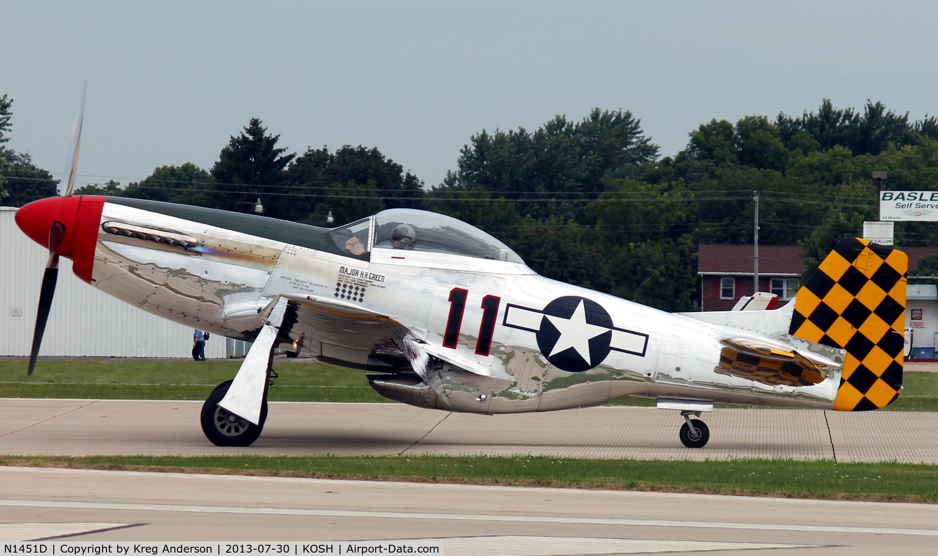 N1451D, 1944 North American P-51D Mustang C/N 44-74446A, EAA AirVenture 2013