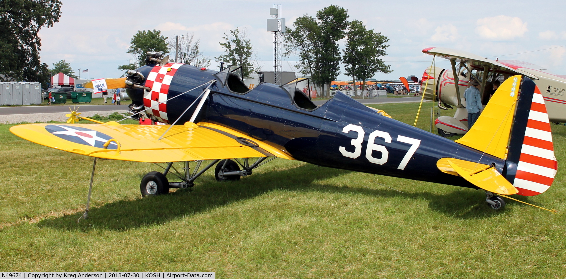N49674, 1941 Ryan Aeronautical ST3KR C/N 1396, EAA AirVenture 2013