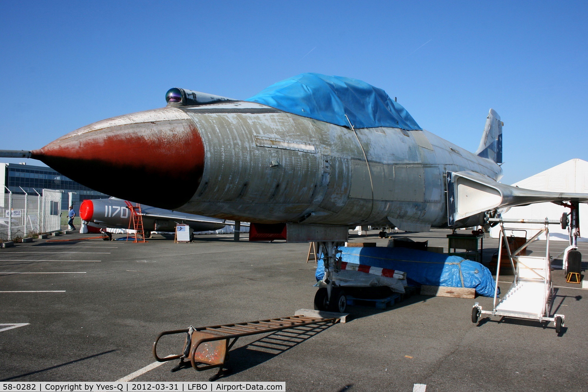 58-0282, 1958 McDonnell F-101B-105-MC Voodoo C/N 654, McDonnell F-101B-105-MC Voodoo, Les Ailes Anciennes Museum, Toulouse-Blagnac