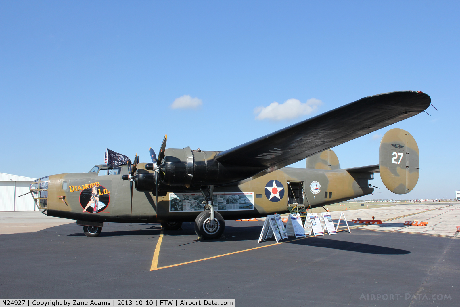 N24927, 1940 Consolidated Vultee RLB30 (B-24) C/N 18, AOPA Airportfest 2013 at Meacham Field - Fort Worth, TX