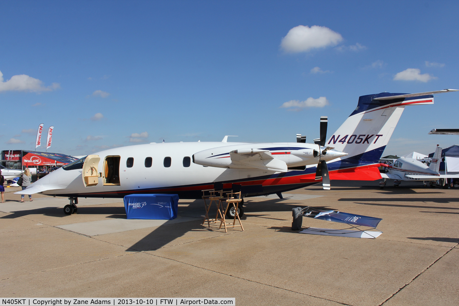 N405KT, 2009 Piaggio P-180 C/N 1191, AOPA Airportfest 2013 at Meacham Field - Fort Worth, TX