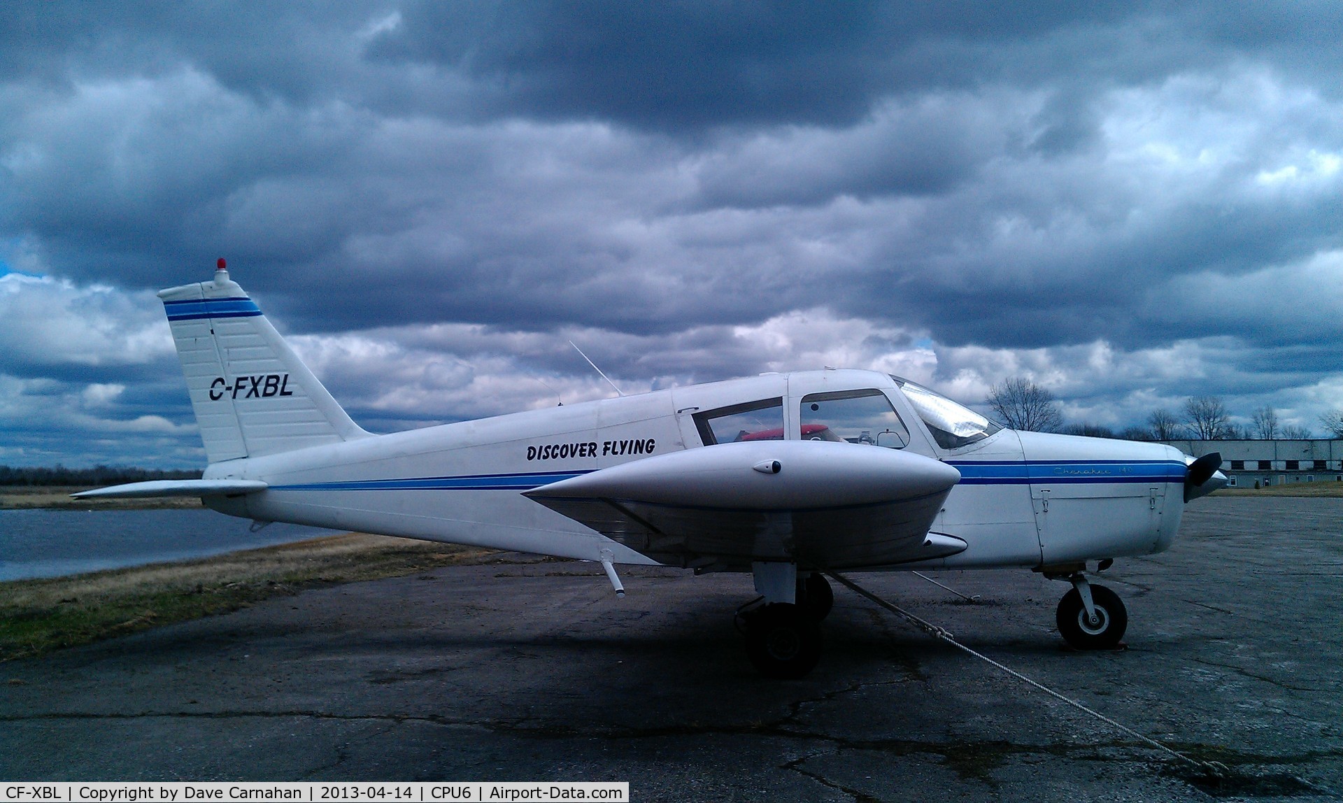 CF-XBL, 1968 Piper PA-28-140 C/N 28-24603, On tarmac at Deseronto airport