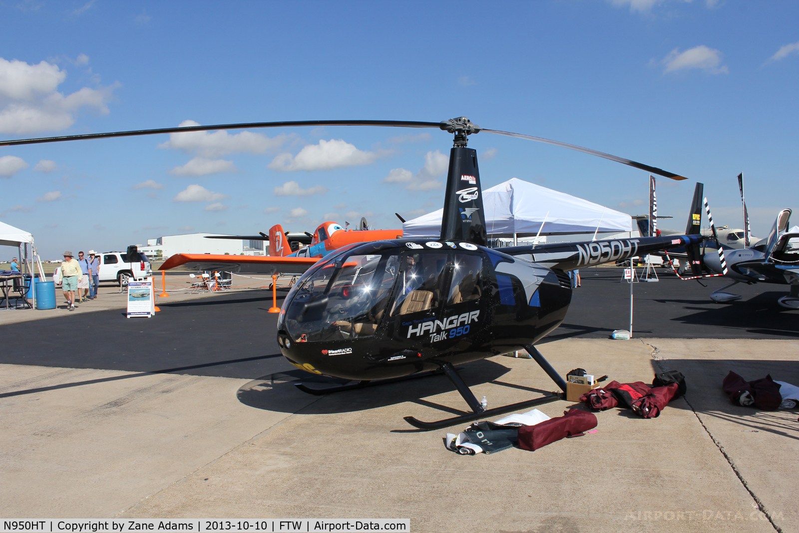 N950HT, 2006 Robinson R44 II C/N 11326, At AOPA Airportfest 2013 - Fort Worth, TX