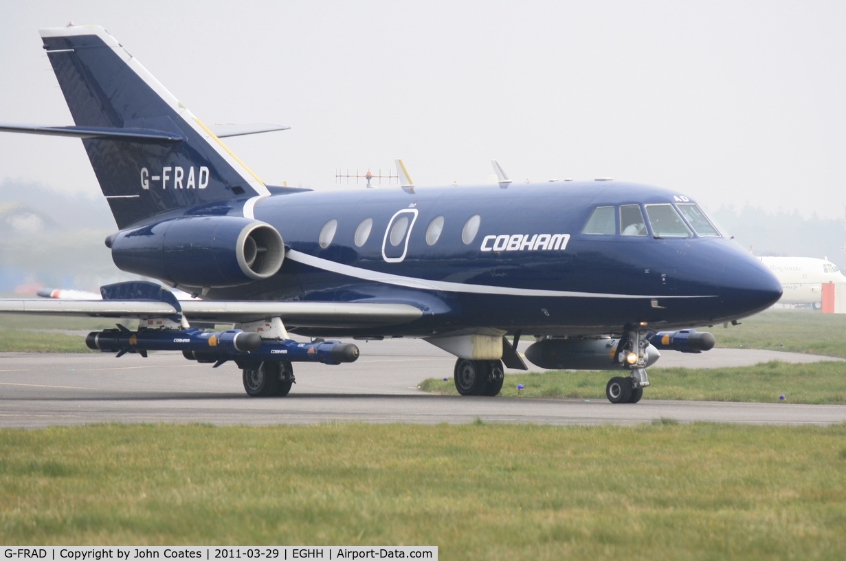 G-FRAD, 1975 Dassault Falcon (Mystere) 20DC C/N 304, Resident taxiing