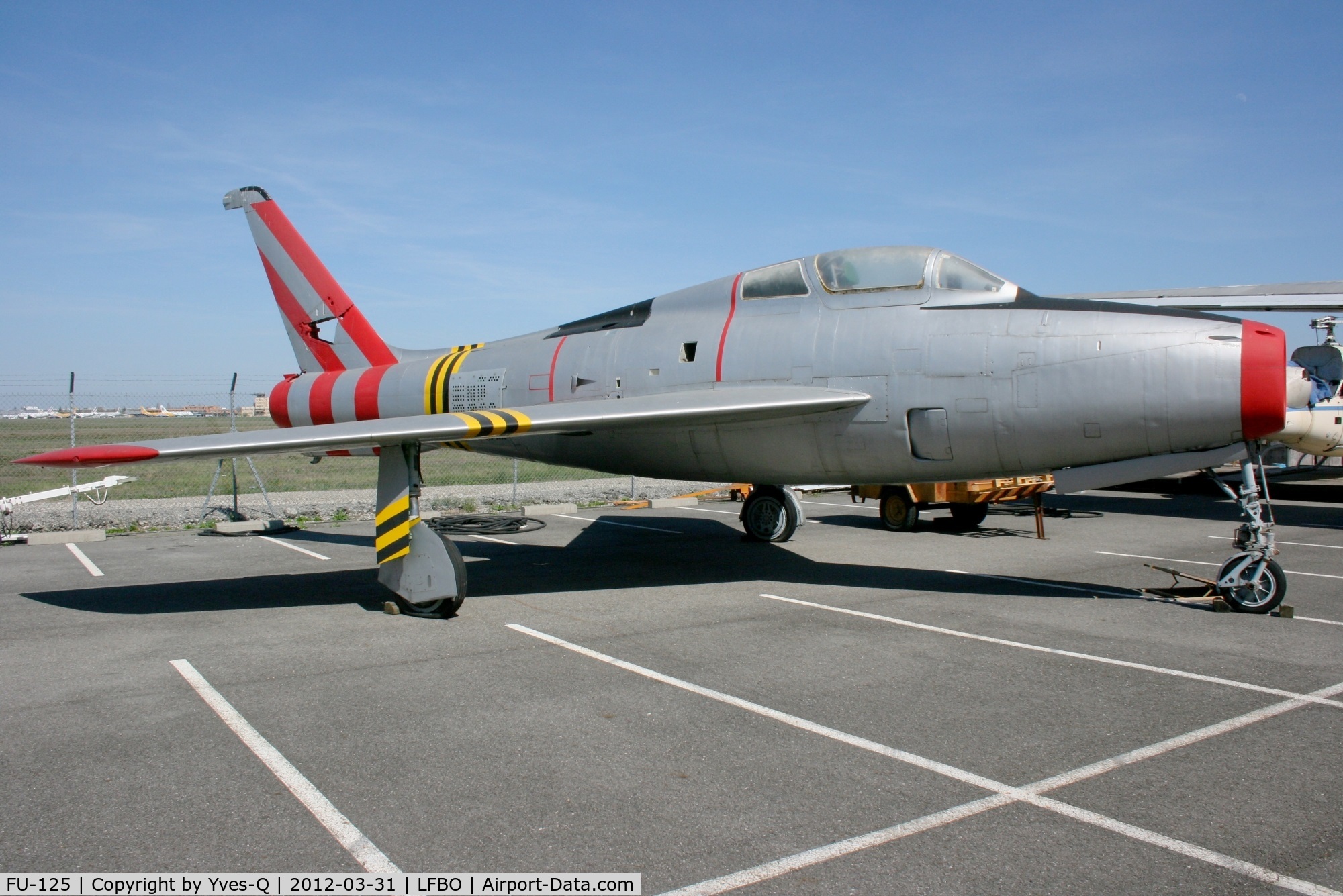 FU-125, Republic F-84F Thunderstreak C/N Not found 53-6760, Republic F-84F Thunderstreak, Ailes Anciennes Museum Toulouse-Blagnac